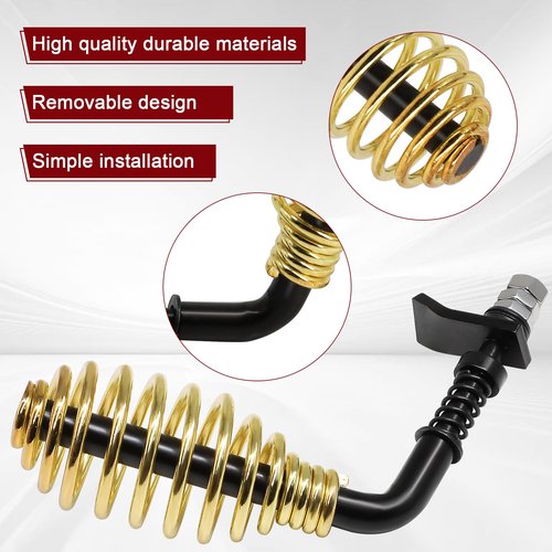 Hiorucet A-H-KIT Door Handle Assembly Compatible with Breckwell Pellet Stoves P1000 Big E, P22 Maverick, P22I Maverick Insert, P23 Sonora, P26 Cadet, P32i Cadet, Replacement Part Number A-H-KIT