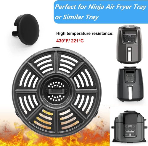 Nvkwca 8PCS Air Fryer Rubber Feet for Ninja Air Fryers, Upgraded Air Fryer Silicone Rubber Legs Bumpers, Rubber Tabs, Rubber Pieces, Rubber Parts, Rubber Tips, Rubber Spacers for Ninja Air Fryer