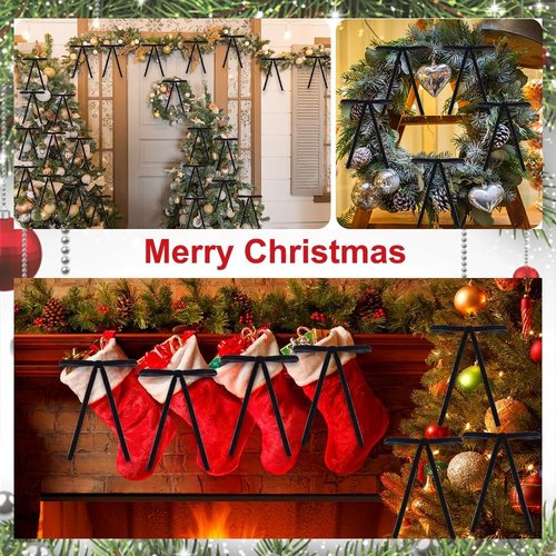 DIYDEC 24PCS Velvet Christmas Bow Ornaments - 5x7 Inch Black Ribbon Bows for Holiday Decor