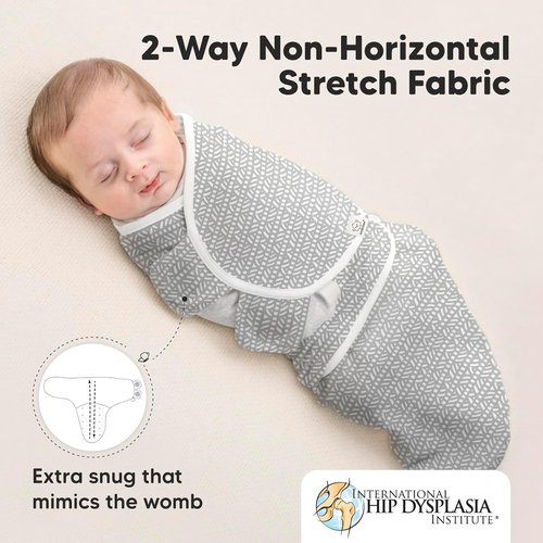 KeaBabies Baby Swaddle Sleep Wrap 3-Pack & Burp Cloths 5-Pack | Ultra Absorbent for Newborns
