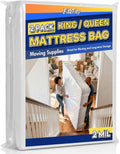 2 Pack Mattress Bags - Heavy Duty Waterproof & Tear-Resistant Covers for King/Queen Size | 107" x 78" x 14''