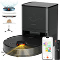 Skiennix Robot Vacuum and Mop Combo - Self-Emptying 7000Pa Cleaner with LiDAR Navigation | 180 Mins Run Time, Home Mapping for Pet Hair and Hard Floors