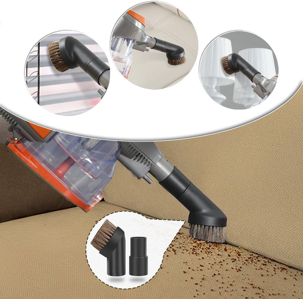 Shark | 6PCS Vacuum Cleaner Attachments - 2-in-1 Crevice & Dusting Brush Combo for HV322, HV320, NV600