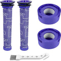 Dyson Vacuum Filter Replacement Kit - 4 Pack for V7, V8 Animal & Absolute | Includes 2 Pre & 2 Post Filters