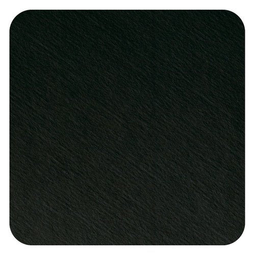 Hoffmaster 876108 Square Two-Sided Coaster, 4" Black (Pack of 500)