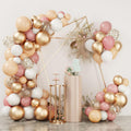 RUBFAC Balloon Garland Kit - 130pcs Blush Pink, Dusty Pink & Rose Gold for Birthday & Baby Shower Decor