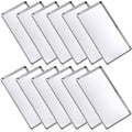 Mimorou 12 Pcs Baking Sheet Stainless Steel Cookie Sheet Small Metal Pans Professional Rectangle Oven Trays Kitchen Baking Cooking Oven and Toaster, Dishwasher Safe(13.7 x 9.8 Inches)