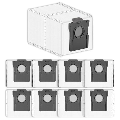 (9 Pack) Replacement Vacuum Dust Bags for Dreame L40 Ultra/ L10s Pro Ultra/ X30 Ultra/ X40 Ultra/ L10s Ultra Gen 2/ X50 Ultra Robot Vacuum Cleaner, Replacement Canister Vacuum Bags