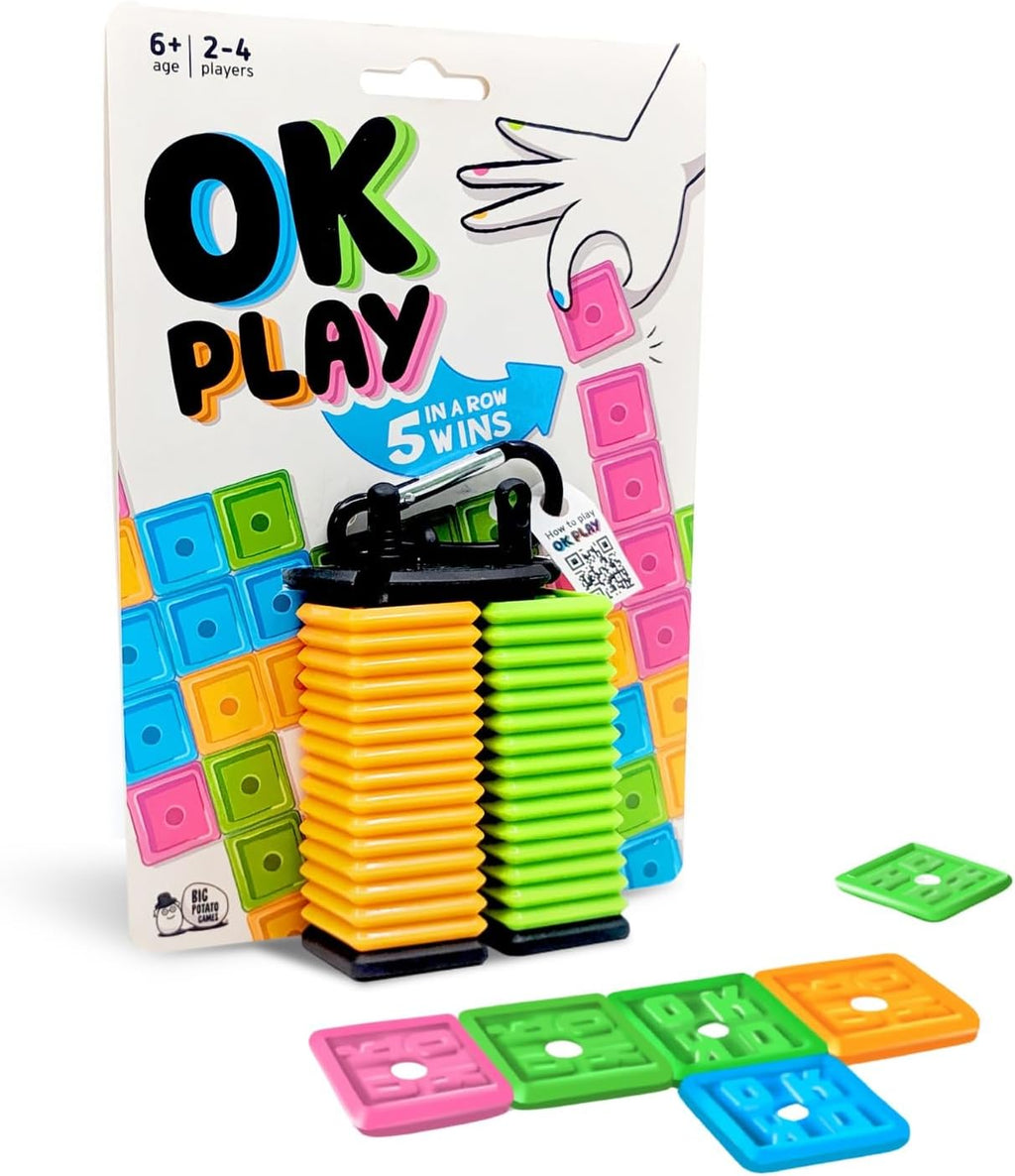 OK Play Ultimate Travel Tile Game - Learn in 10 Seconds | Waterproof & Indestructible Fun for All Ages