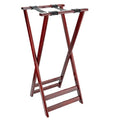 G.E.T. TSW-105 Mahogany 38" high, Hardwood Tray Stand Hardwood Tray Stands Collection