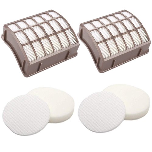 Replacement for Shark Navigator dlx Filter NV60 NV70 NV80 Replacement Filters,NV71,NV90,UV420 NV90 26 NV95 NV130 NV141 and NVC80C, Compare to Part # XFF80 & XHF80(2 Hepa & Foam & Felt Filters)
