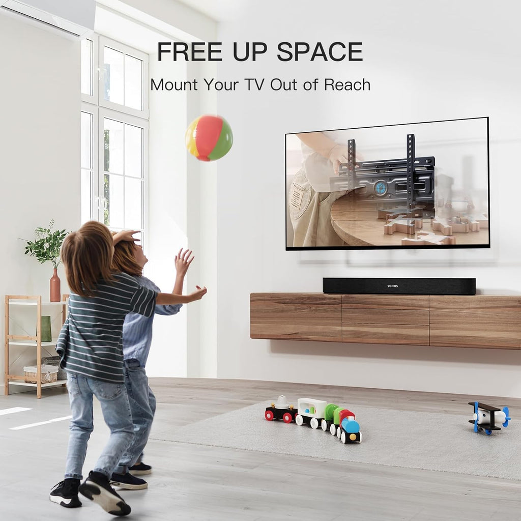 Pipishell Full Motion TV Wall Mount - Fits 26-65 Inch TVs Up to 99 lbs | Dual Arms, Swivel & Tilt