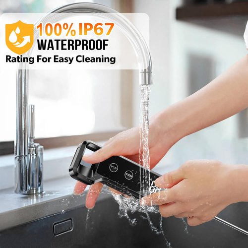 Meat Thermometer Digital Instant Read Food Thermometer for Cooking, Waterproof Kitchen Thermometers with Backlight, Magnet, Auto-Rotating, BBQ Thermometer for Grill Smoker Oil Fry Candy Thermometer