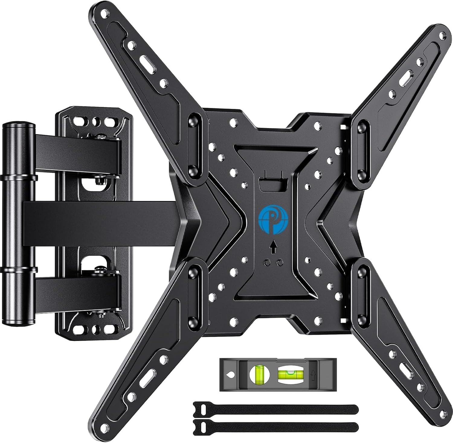 Pipishell Full Motion TV Wall Mount - Swivel, Tilt & Extension for 26-60 Inch TVs | Holds Up to 77 lbs