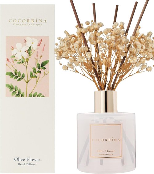 Cocorrína Reed Diffuser - Enchanting Olive Flower Scent for a Relaxing Atmosphere