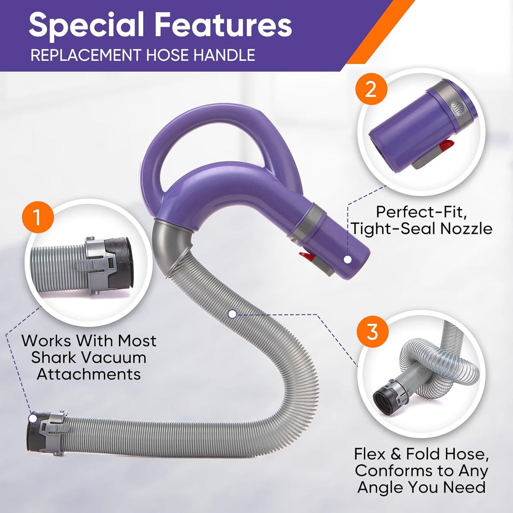 Shark | Upgraded Vacuum Hose Replacement for Navigator Lift-Away & Rotator Models | Durable & Flexible