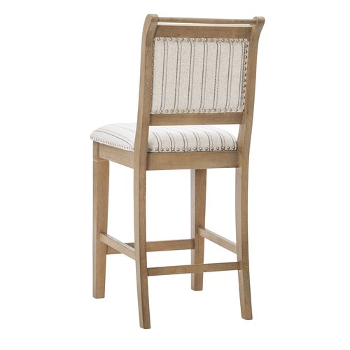 Linon Home Decor Products Newton Grey Counter Stool, Gray Wash