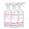 ATTITUDE Baby & Kids Toy Cleaner Spray, EWG Verified, Multi-Surface Cleaner for Toys, High Chairs & Play Areas, Naturally Derived, Vegan, Unscented, 27.1 Fl Oz (Pack of 3)