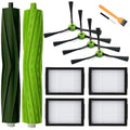 Replacement Parts for iRobot Roomba E5 E6 E7 i2 i3 i3+i4 i4+ i5 i5+ i6 i6+ i7 i7+ i8 i8+/Plus i1 E i j Series Robot Vacuum,1 sets of multi-surface roller brushes 4 filters 4 side brushes