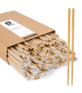 LOROTOCO 200Pairs Bamboo Chopsticks Disposable | Individually Wrapped | Bulk | Separated | Round | Premium Quality-（9.45in)