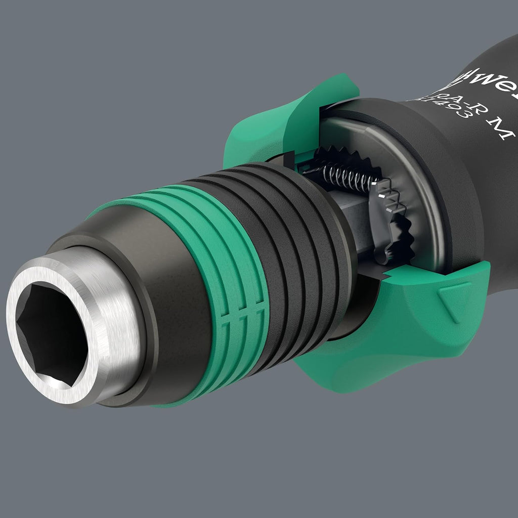 WERA - RA-R M Bitholding Screwdriver with Ratchet Functionality | 1/4" x 123.5 mm