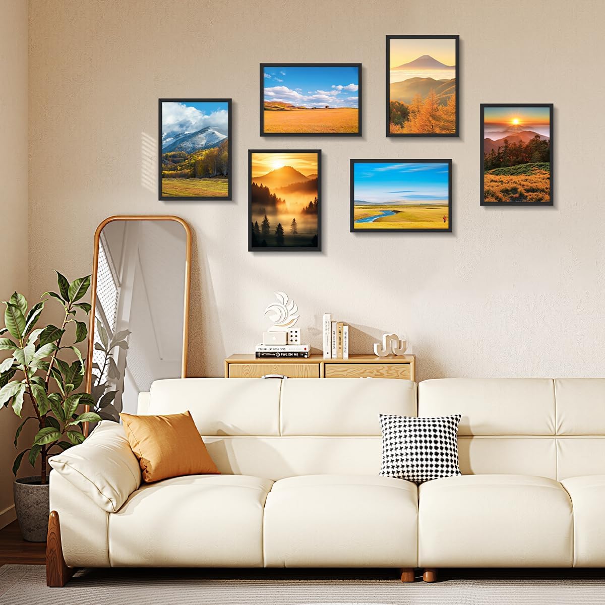 SonicPulse 8x10 Picture Frame - High Definition Plexiglass for Horizontal & Vertical Display | Black