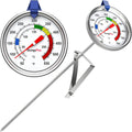 TempPro Candy Thermometer - 9" Long Probe with Pot Clip for Frying, Chocolate & Baking