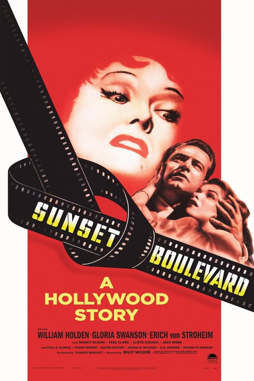 - Sunset Boulevard Vintage Movie Poster - 11x17