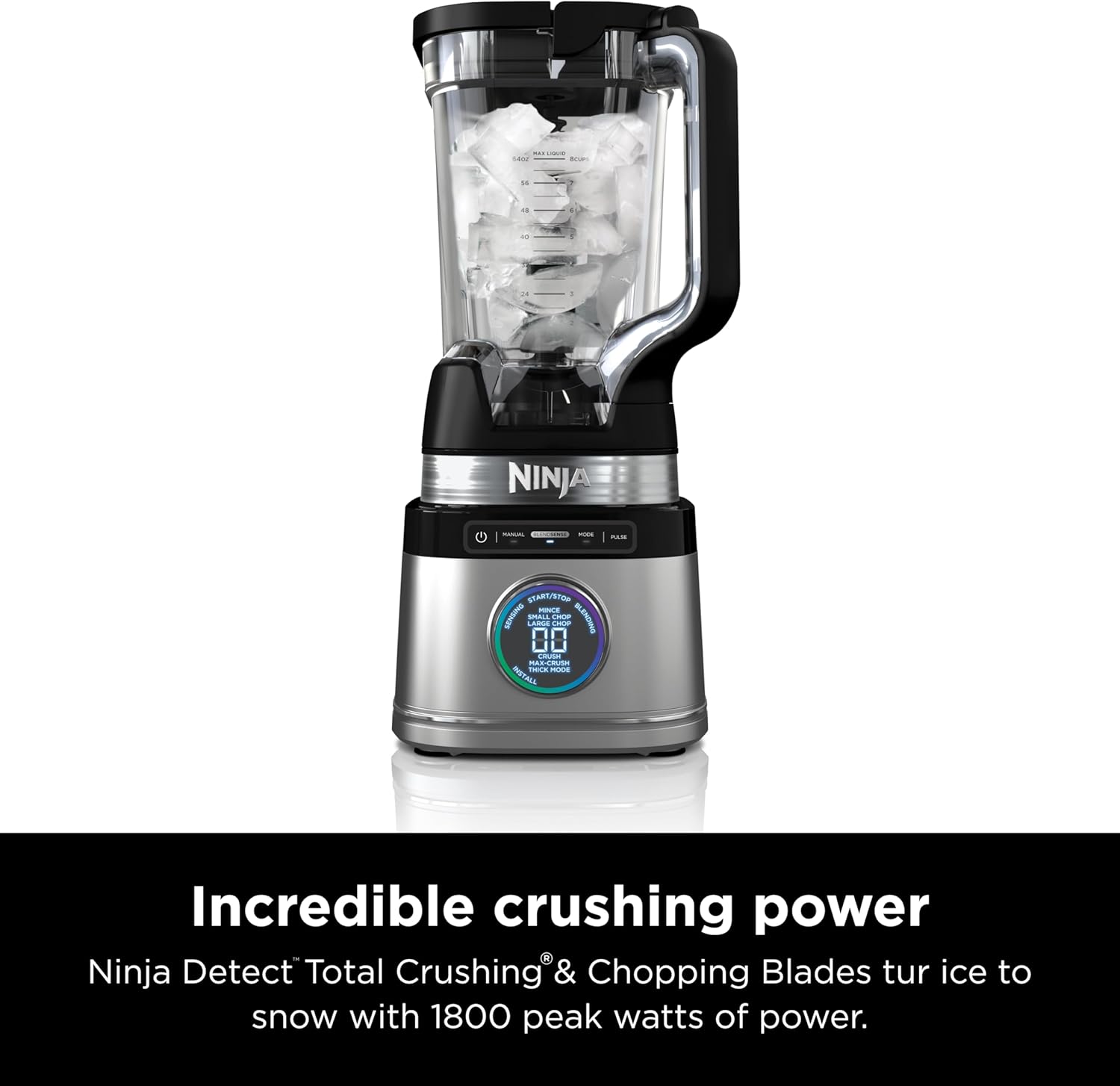 Ninja Blender - 72 oz. Full Size Pitcher for Smoothies, Shakes & Frozen Drinks | 1800 Watt | Black