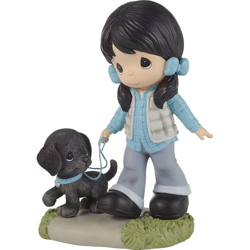 Precious Moments 226401 I Labradore You Black Labrador Resin Figurine, Multicolor