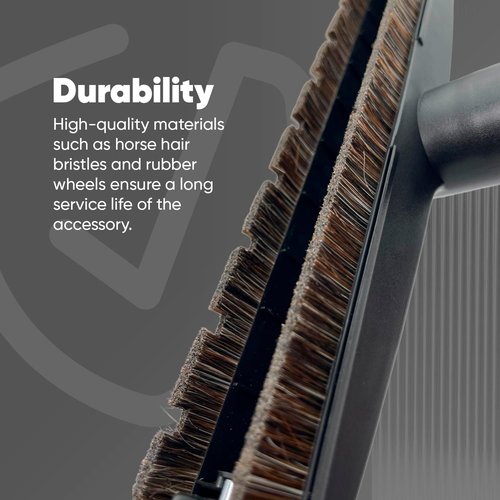 Replacement Floor Cleaner Brush Compatible with Miele Vacuum Attachments C1 C2 C3 – 35mm (1 3/8") Horse Hair Vacuum Brush Attachment for Hardwood Floor Attachment and Canister Vacuum.