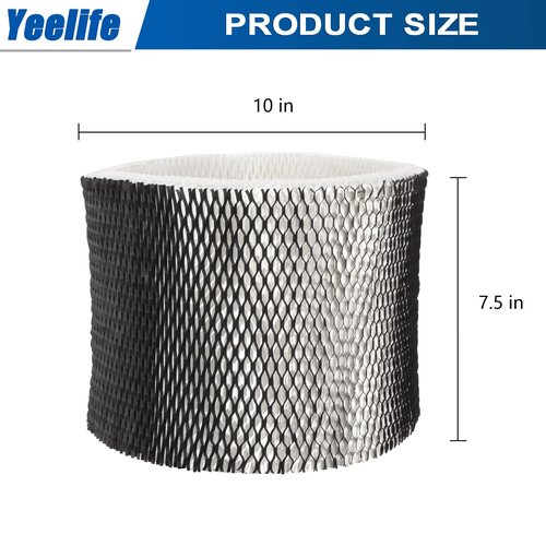 Yeelife HWF75 Humidifier Filter Replacements for Holmes HWF75CS, HWF75PDQ-U, Filter D, Sunbeam Cool Mist Humidifier Filter SCM3501, SCM3502, SCM3656, SCM3657, SCM3609P (2pack)