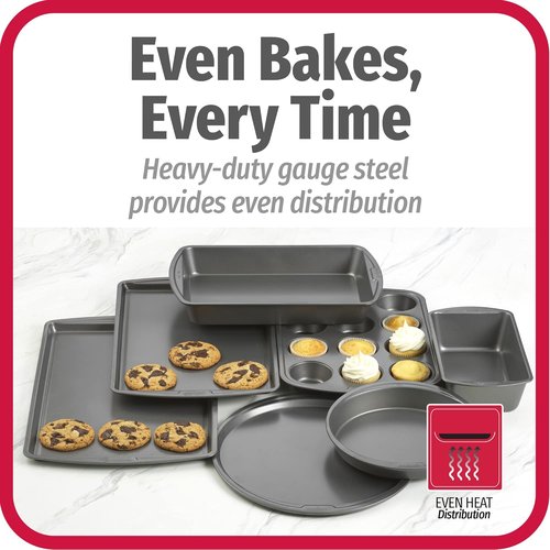 GoodCook Everyday 7-Piece Non-Stick Bakeware Set | Versatile Baking Pans for All Your Needs
