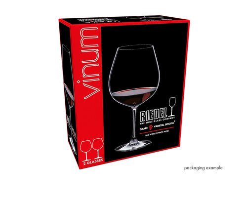Riedel Vinum Pinot Noir Wine Glasses, Set of 2, Dishwasher Safe, 6416/07