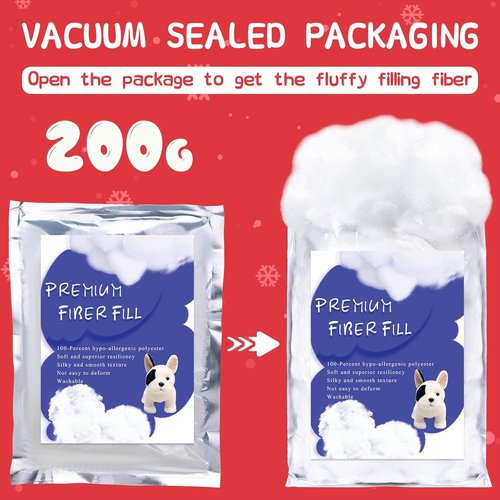 BUTUZE Polyester Fiber - Artificial Cloud Decoration for Room Ceiling | 200g/7oz Fake Snow Decor