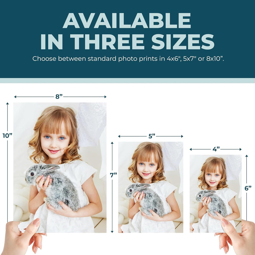 Personalized Photo Prints | Custom 5x7 Glossy Finish Pictures - Unframed Set of 2, 6, 12, or 20