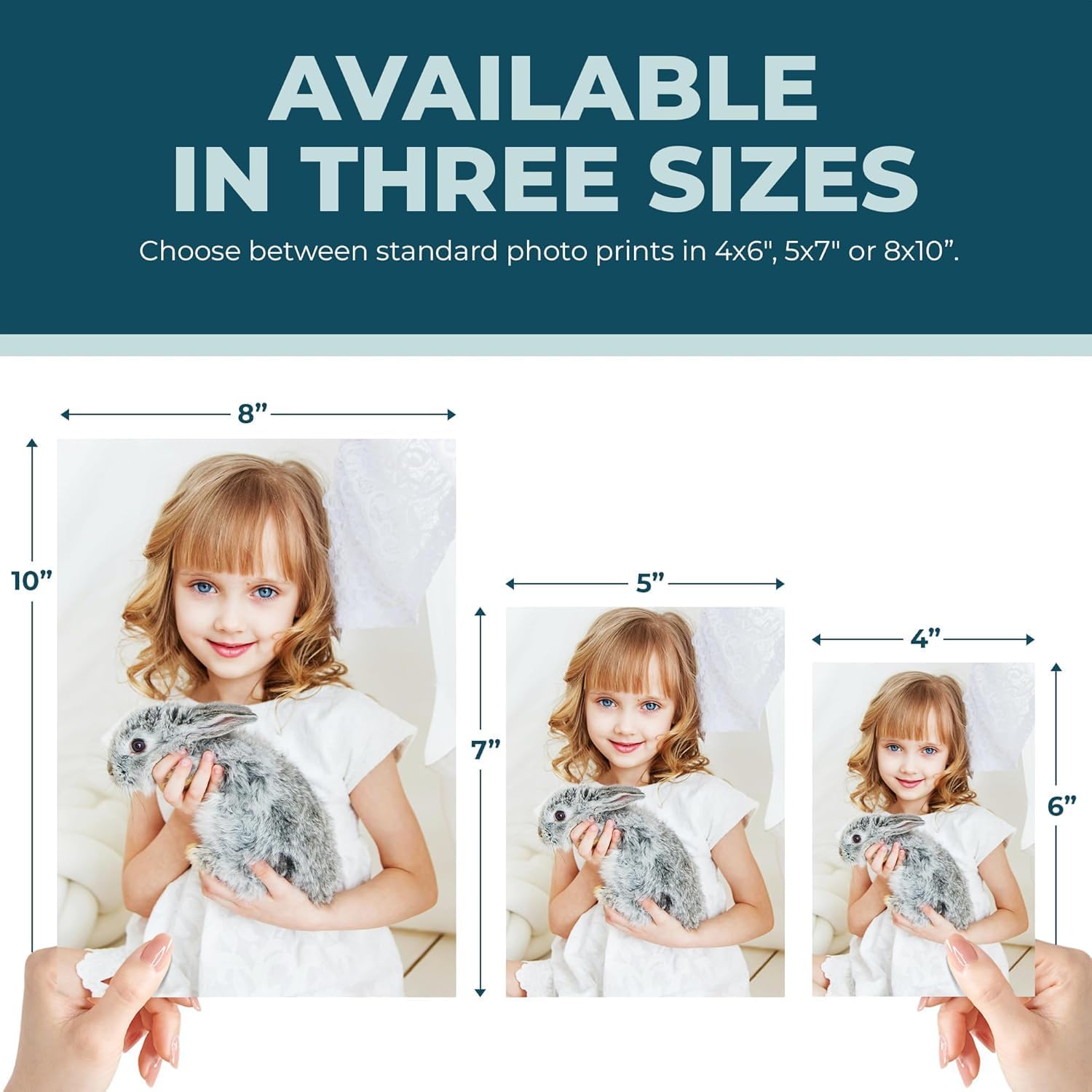Personalized Photo Prints | Custom 5x7 Glossy Finish Pictures - Unframed Set of 2, 6, 12, or 20
