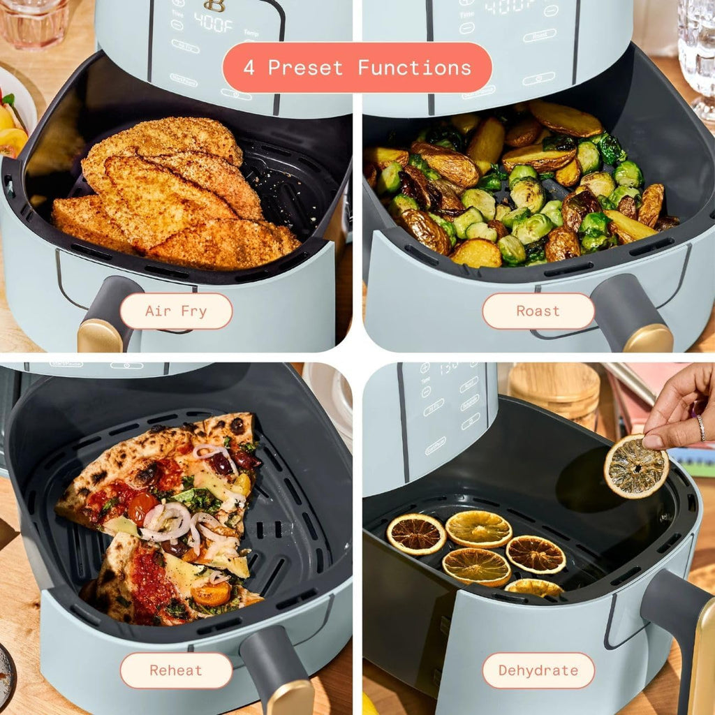 TurboCrisp 6-Quart Digital Air Fryer | 4 Cooking Presets, Non-Stick & Dishwasher Safe, 1750 Watt