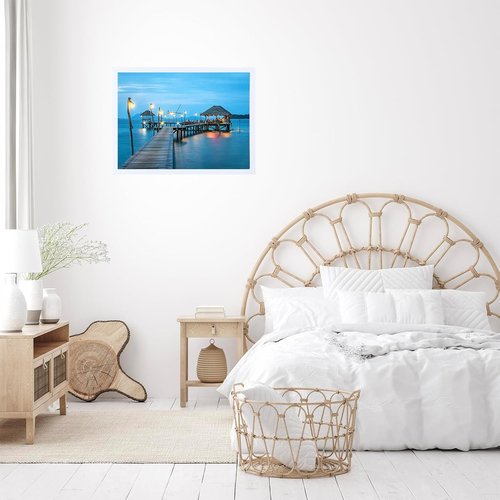 JCJMY 14x16 Picture Frame - White Wall Gallery Frame for Horizontal & Vertical Photos