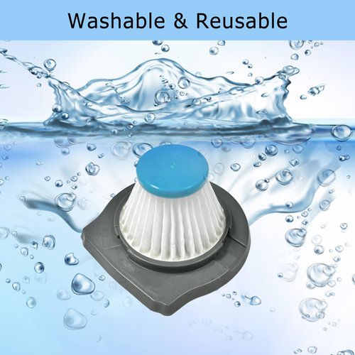 Aolleteau HLVCF10 Filter Compatible with BLACK+DECKER Hand Vacuum Models with HLVC+, REVHV8J: HLVC315J10, HLVC315B10, HLVC315B01, HLVC320J01, HLVC320B01, REVHV8J40, REVHV8J40W
