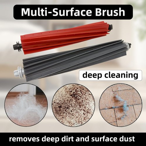 EXPILOVI 2SET S8 Pro Ultra Dual Main Brush Replacement for Roborock S8 Pro Ultra, S8, S8+, Q5 Pro, Q5 Pro+, Q8Max and Q8Max+ Robot Vacuum Cleaner Roller Brush Parts