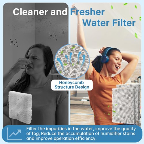 Dimakung 35 Water Panel Humidifier Filter Pad Compatible with Lennox Healthy Climate 35 X2661 for HCWB3-17, HCWB2-17, HCWP2-18, HCWP3-18, WB2-17, WB3-17, WP2-18, WP3-18 Series Humidifiers - 2 Pack