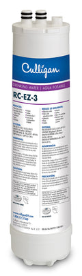 Culligan RC-EZ-3 Easy Change Advanced Water Filtration Replacement Cartridge, 500 Gallons, (Pack of 1)