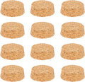 BENECREAT 12PCS Wooden Tapered Cork Plugs, 1.89~2 inch Natural Soft Wood Replacement Corks for Wines, Old Bottles, Jars, Arts, DIY Crafts