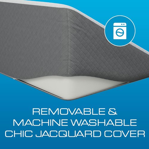 Kolbs Bed Wedge Pillow - Chic Jacquard Cover for Acid Reflux Relief | 12-Inch Height