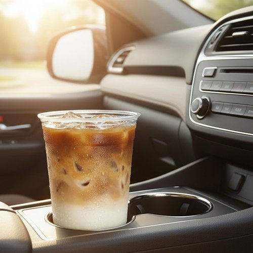Cheery Land 16 oz Disposable Cups with Lids and Straws, 300 PCS Clear Plastic Coffee Cups with Lids, Cold Crystal Drink Cup for Party Supplies
