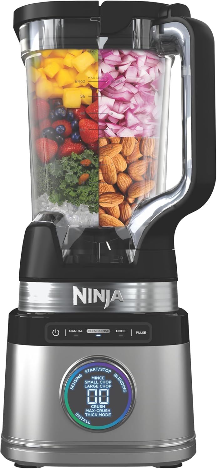 Ninja Blender - 72 oz. Full Size Pitcher for Smoothies, Shakes & Frozen Drinks | 1800 Watt | Black