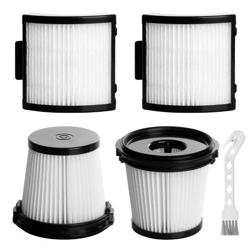 4 Pack IW3511 IW1111 HEPA Filters Replacement for Shark IW3511 DetectPro Lightweight Cordless Stick Vacuum Cleaner. For Shark Detect Pro Auto-Empty System PowerFins Brushroll Portable Handheld 2-In-1