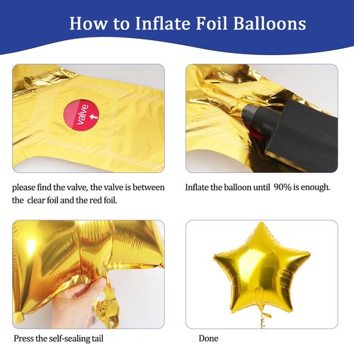 11th Birthday Decorations by [Brand Name] - Navy Blue & Gold Balloons with 40-Inch Number 11 Foil & Banner