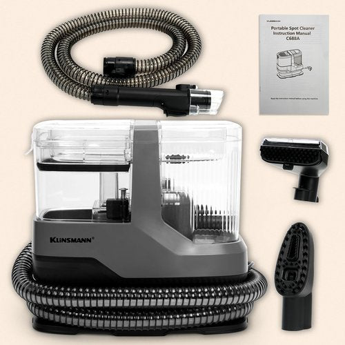 Couch & Upholstery Cleaner Machine, Portable Carpet Cleaner Machine with 17KPa Powerful Suction, Small Handheld Carpet Shampooer for Deep Cleaning Car Seat, Sofa, Furniture, Rug, Spot & Pet Mess